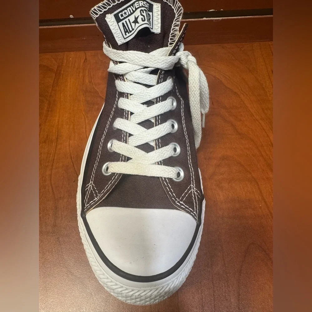 Converse Beige High-Top Sneakers - Picture 8 of 13